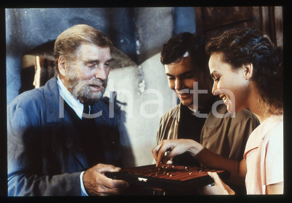 35mm vintage slide*1988 LA BOTTEGA DELL'OREFICE Burt LANCASTER Melora HARDIN 12
