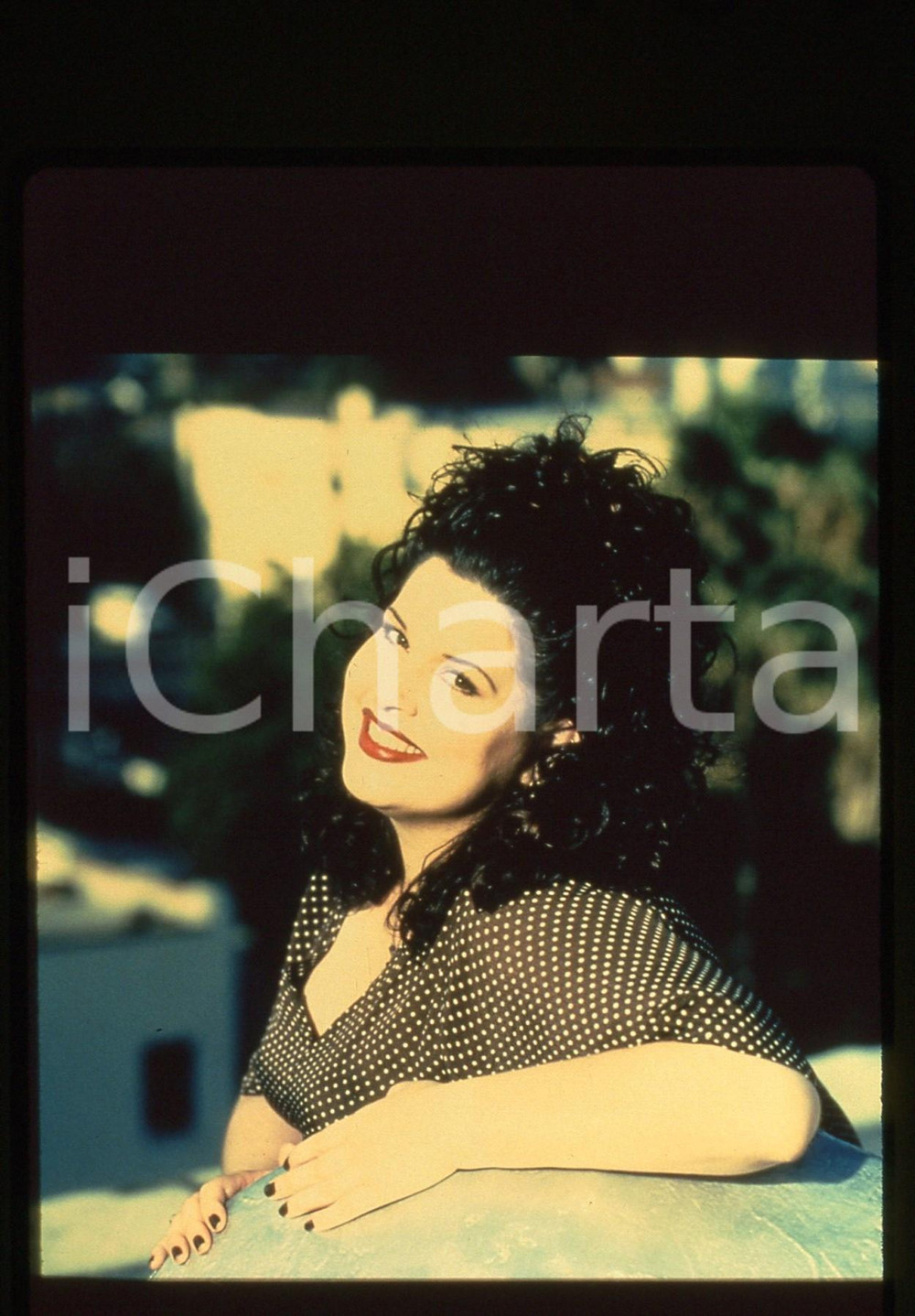 35mm vintage slide* 1995 FIRST TIME OUT - Jackie GUERRA Ritratto dell'attrice