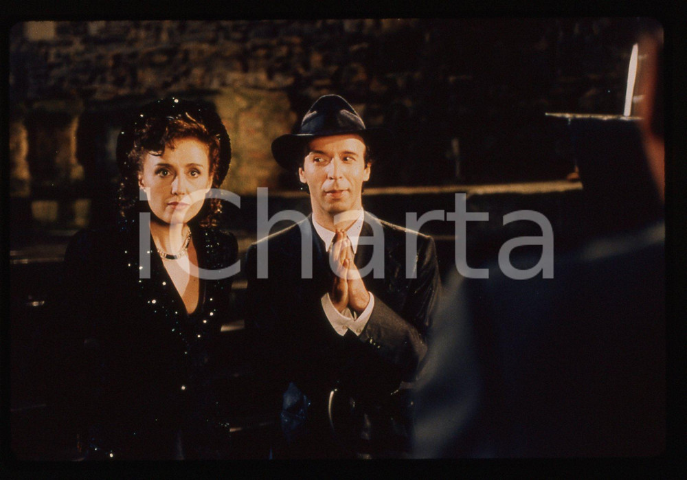 Fotografia d epoca originale 35mm vintage slide 1997 LA VITA E  BELLA Roberto BENIGNI e Nicoletta BRASCHI 4 1