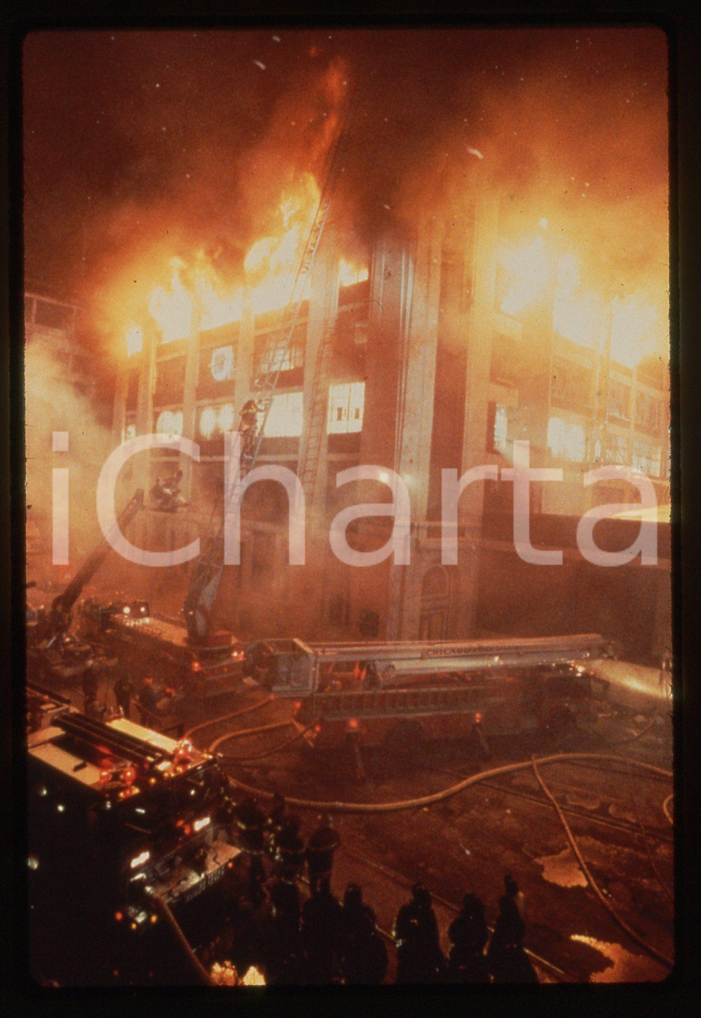 Fotografia d epoca originale 35mm vintage slide1991 BACKDRAFT  Una scena dal film di Ron HOWARD 1