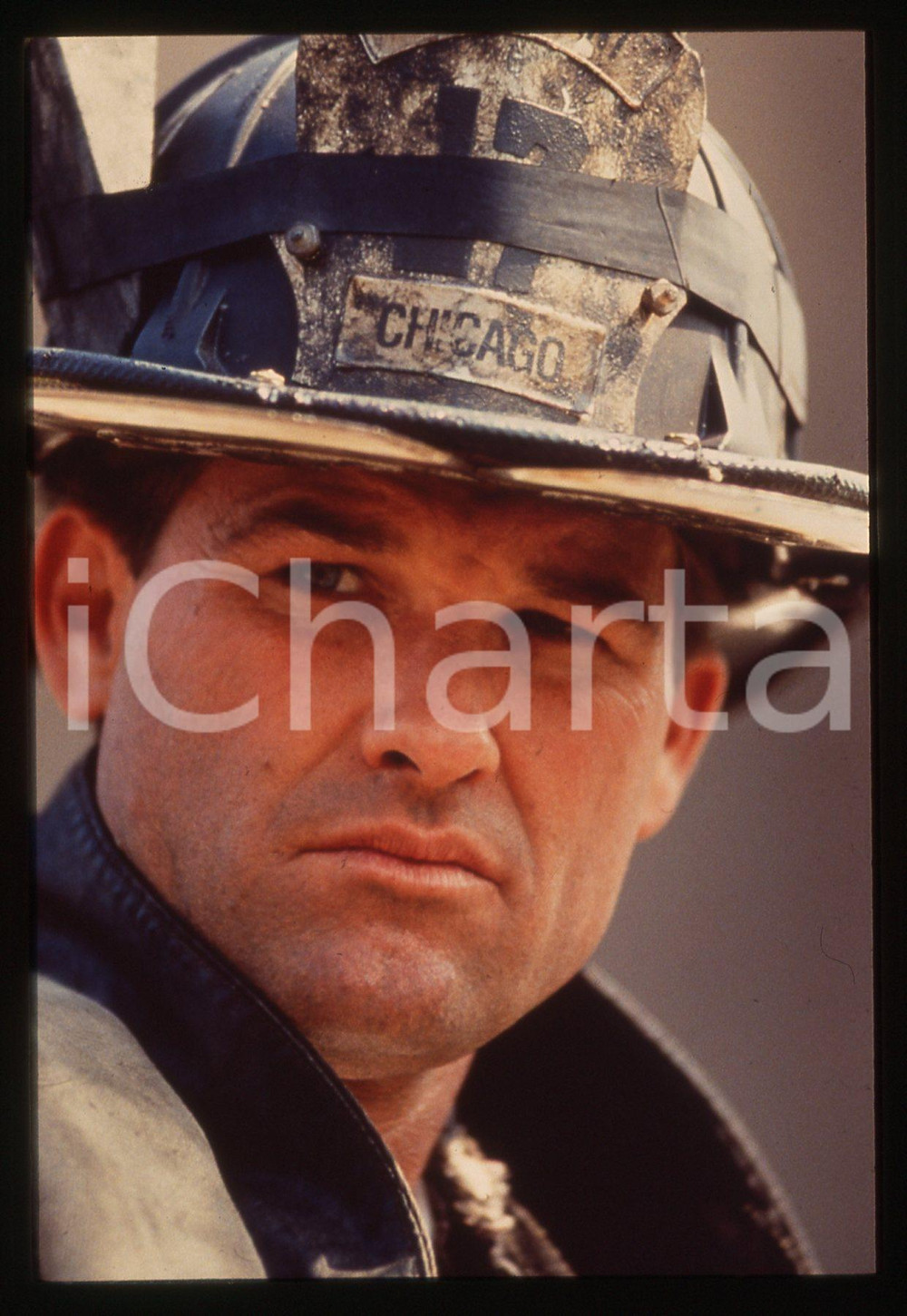 Fotografia d epoca originale 35mm vintage slide1991 BACKDRAFT  Kurt RUSSELL ritratto dell attore 1 1
