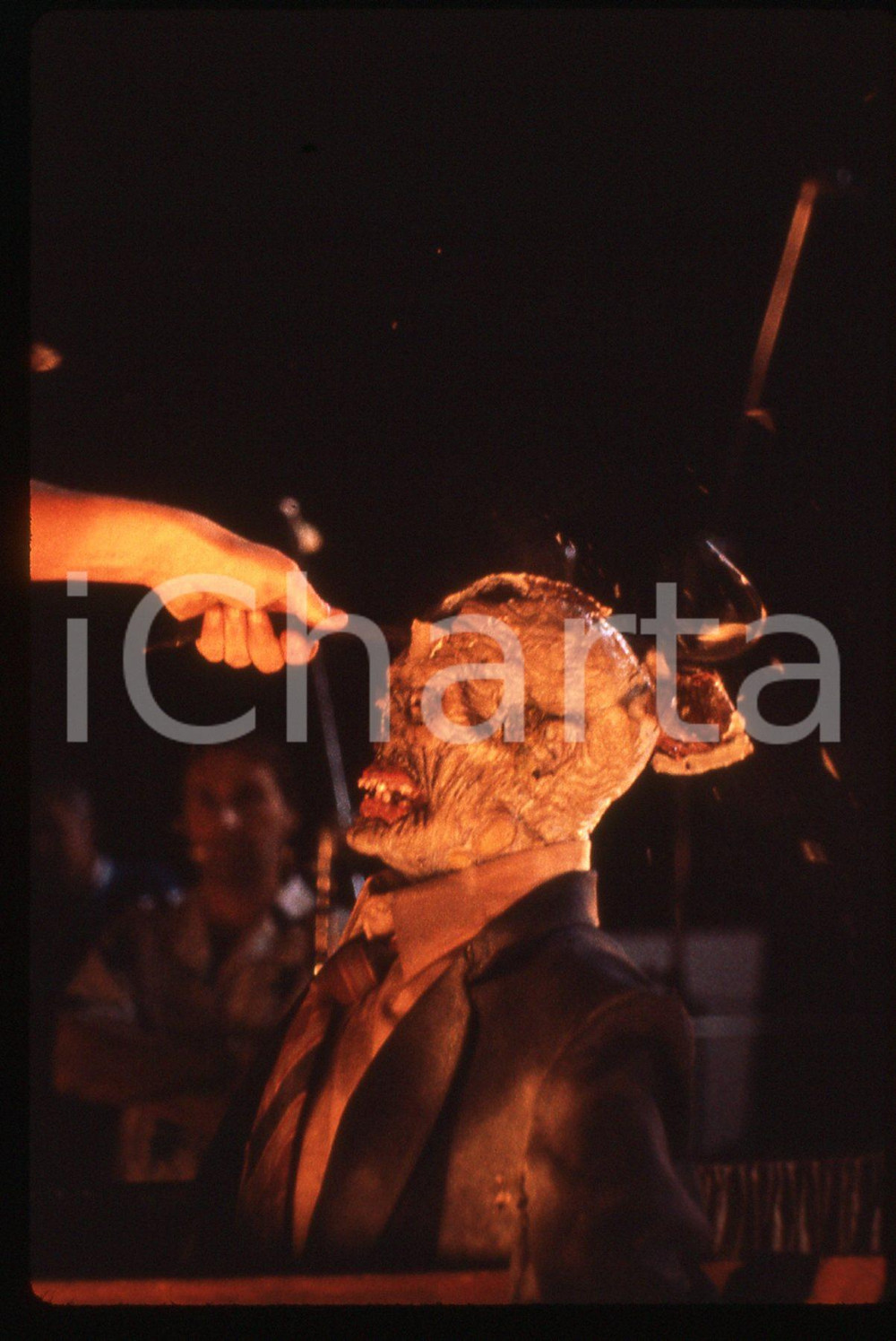 35mm vintage slide*1988 RETURN OF THE LIVING DEAD 2 Zombie - Scena del film 1