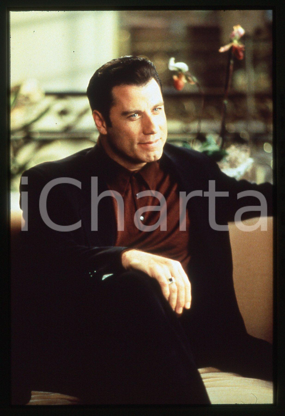 35mm vintage slide* 1995 GET SHORTY - John TRAVOLTA Ritratto dell'attore