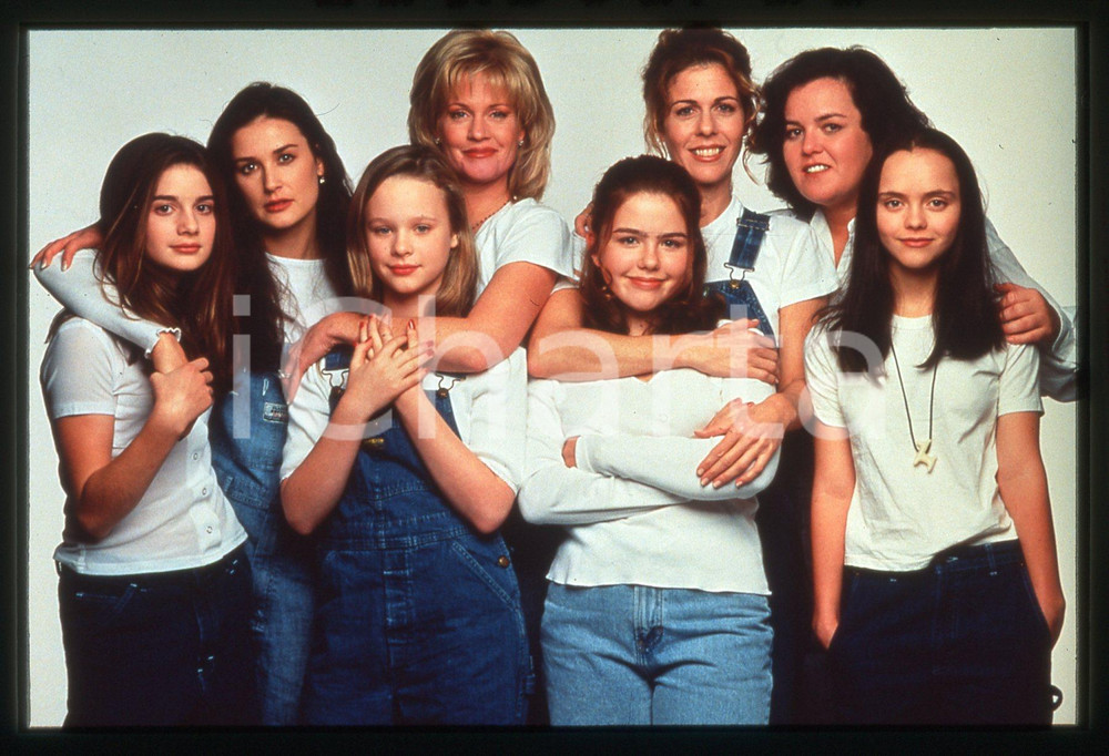 35mm vintage slide* 1995 NOW AND THEN - Demi MOORE Melanie GRIFFITH e il cast