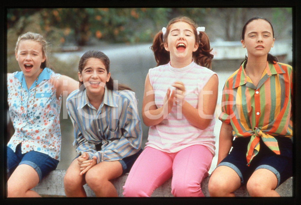 35mm vintage slide*1995 NOW AND THEN Gaby HOFFMANN Christina RICCI Thora BIRCH 1