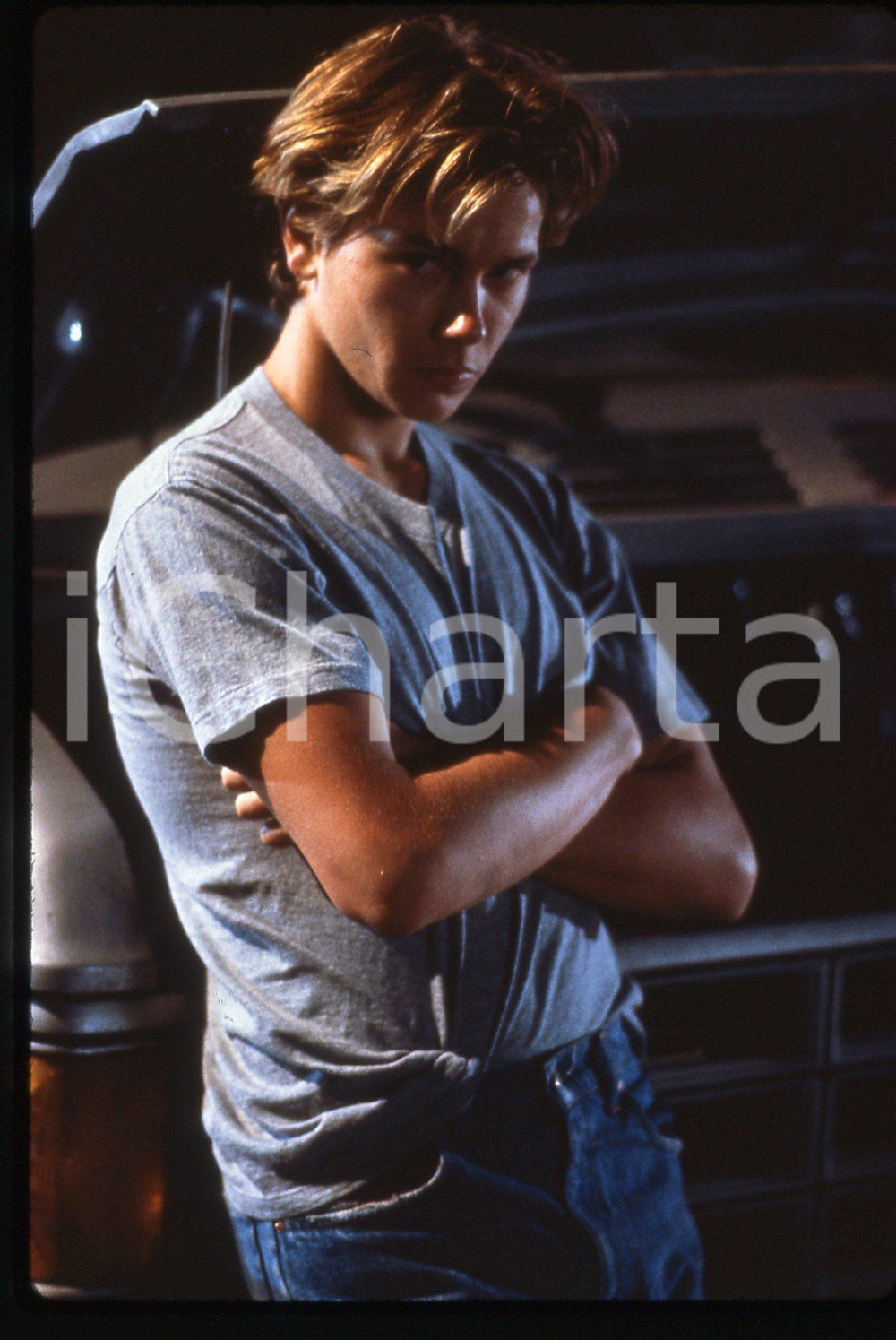 35mm vintage slide*1988 RUNNING ON EMPTY - River PHOENIX Ritratto dell'attore 1