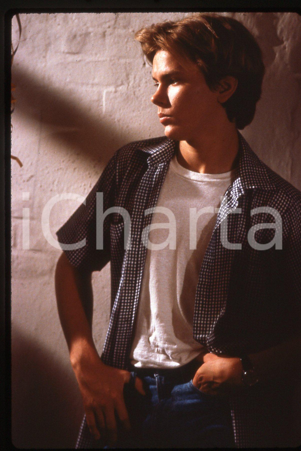 35mm vintage slide*1988 RUNNING ON EMPTY - River PHOENIX Ritratto dell'attore 2