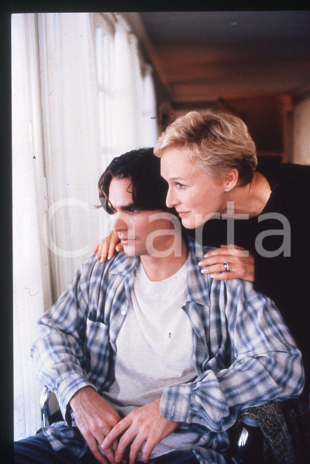 35mm vintage slide*1997 IN THE GLOAMING - Glenn CLOSE e Robert Sean LEONARD