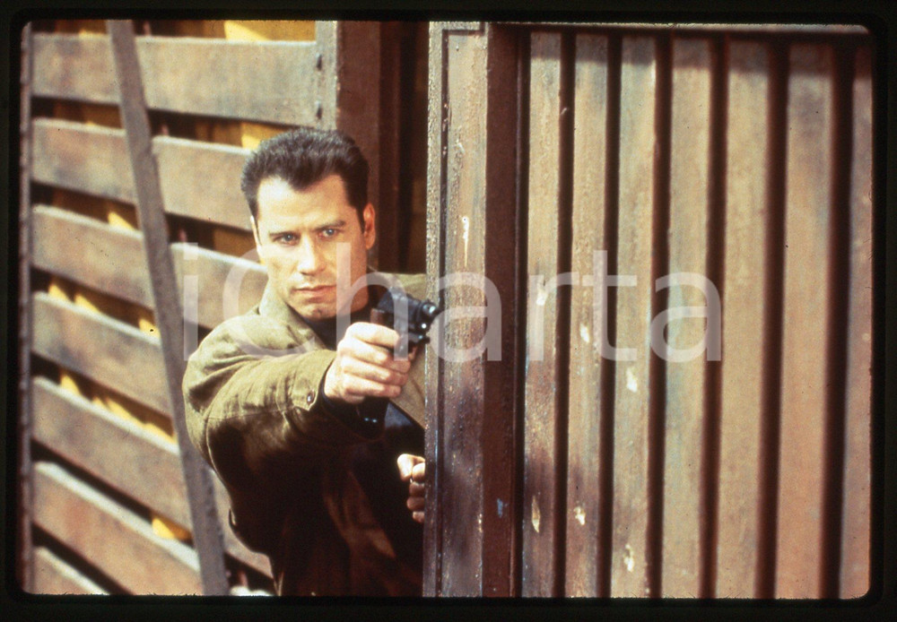 35mm vintage slide*1996 BROKEN ARROW - John TRAVOLTA in una scena del film