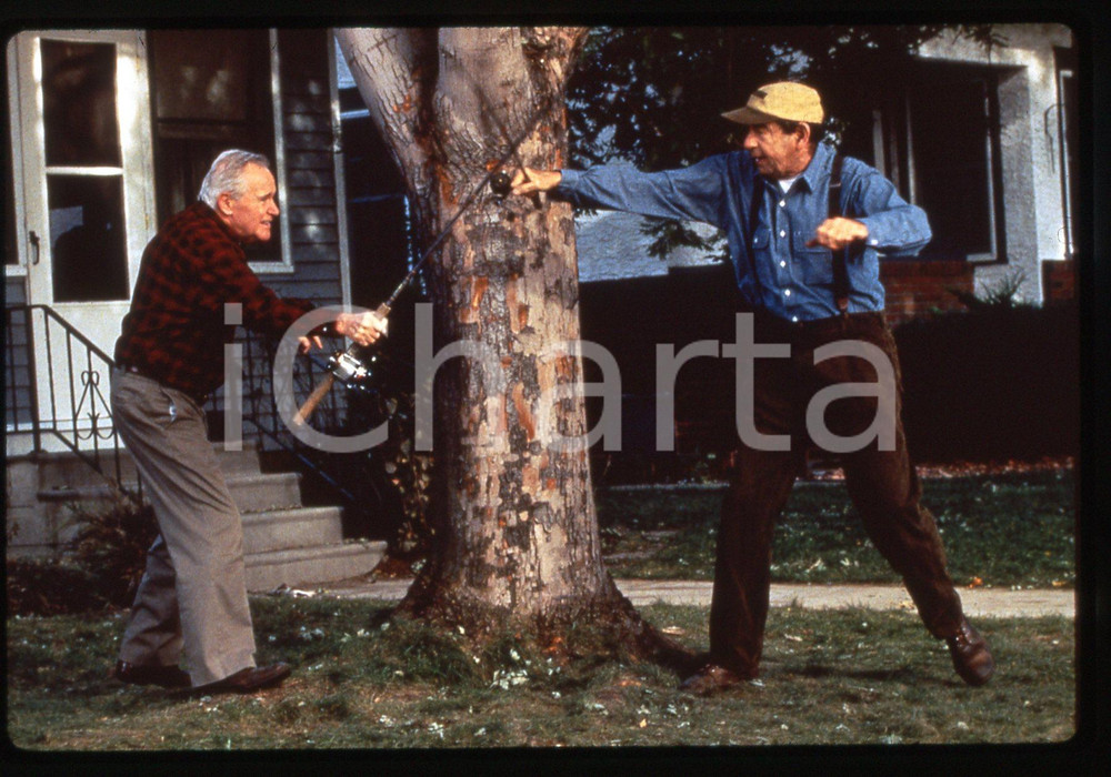 35mm vintage slide*1995 GRUMPIER OLD MEN - Walter MATTHAU Jack LEMMON nel film