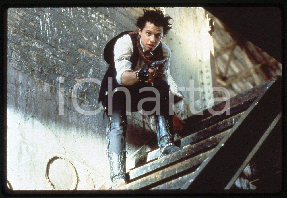 35mm vintage slide*1987 DUDES - Jon CRYER in una scena del film