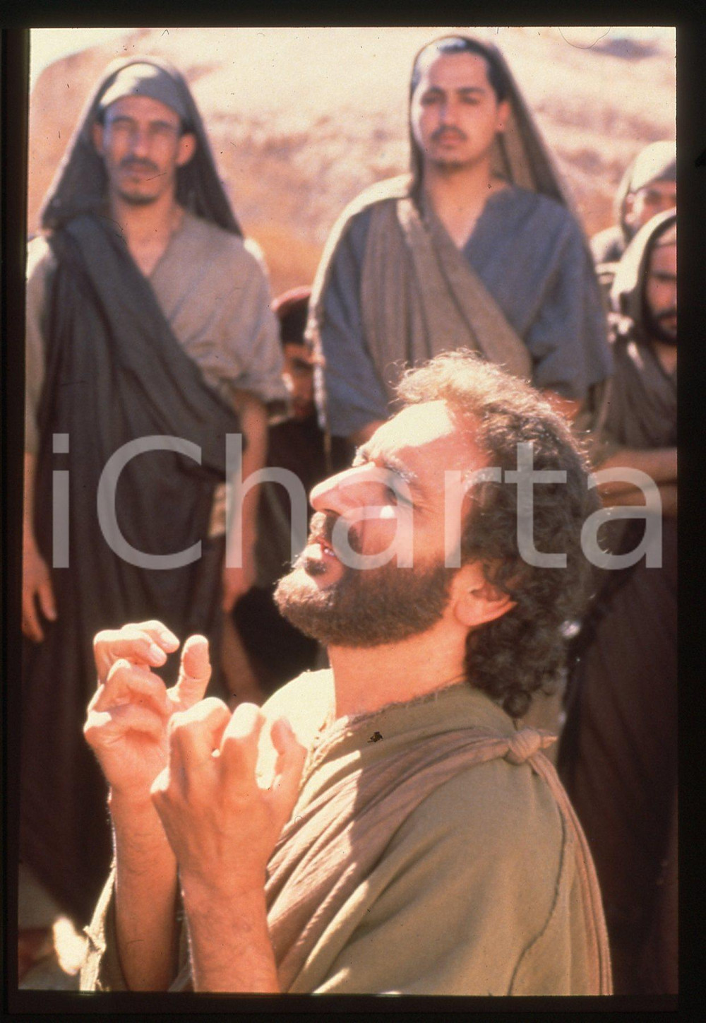 35mm vintage slide*1995 ca MOSES - Ben KINGSLEY in una scena del film (1)