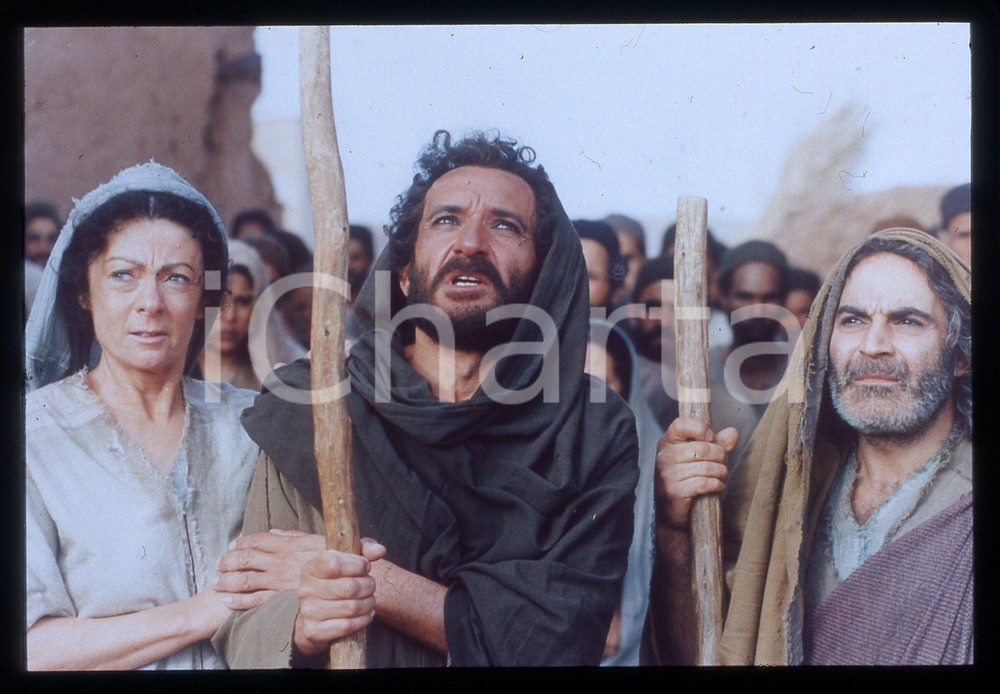 35mm vintage slide*1995 ca MOSES - Ben KINGSLEY Geraldine McEWAN Scena del film