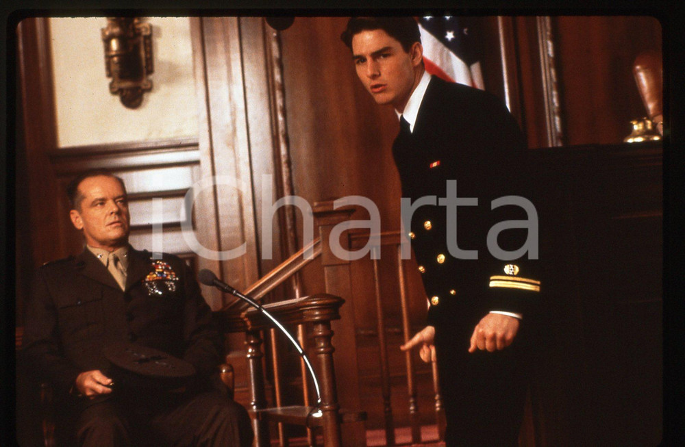 35mm vintage slide*1992 A FEW GOOD MEN Tom CRUISE Jack NICHOLSON Scena del film