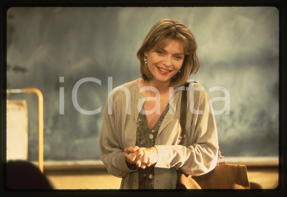 35mm vintage slide*1995 DANGEROUS MINDS Michelle PFEIFFER Ritratto dell'attrice