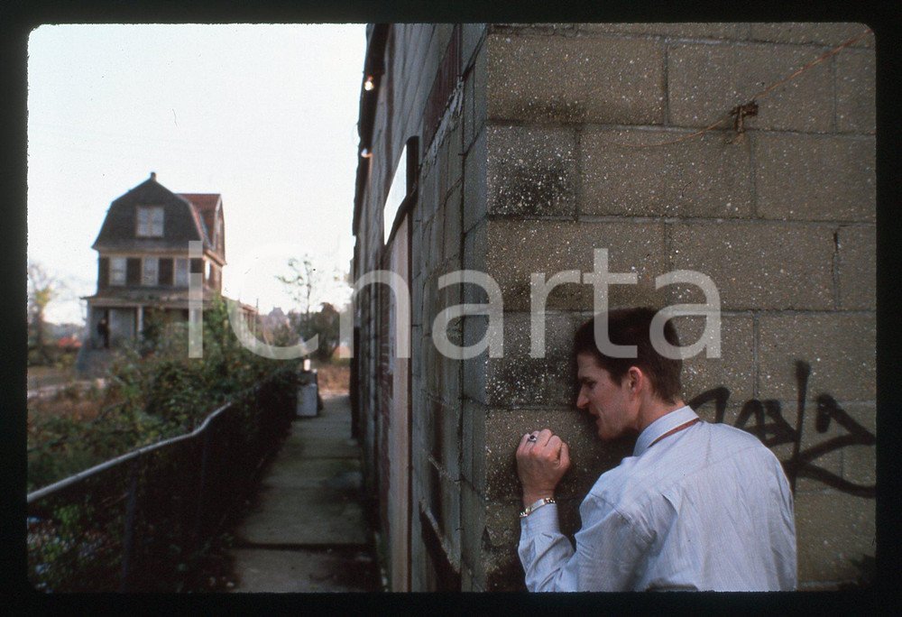 35mm vintage slide*1987 ORPHANS - Kevin ANDERSON in una scena del film 3