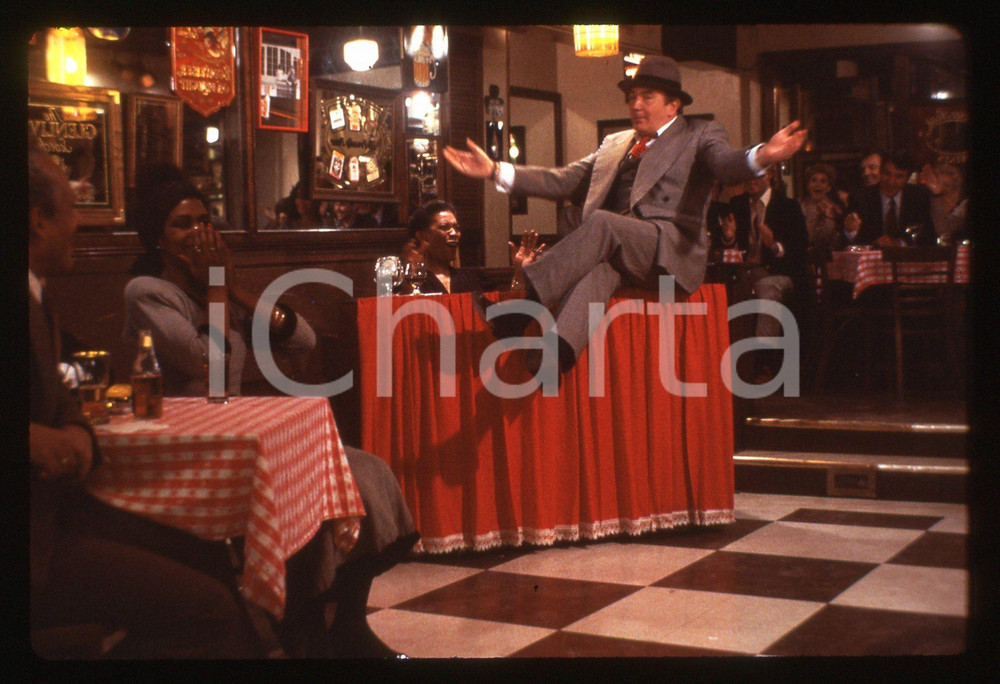 35mm vintage slide*1987 ORPHANS - Albert FINNEY in una scena del film