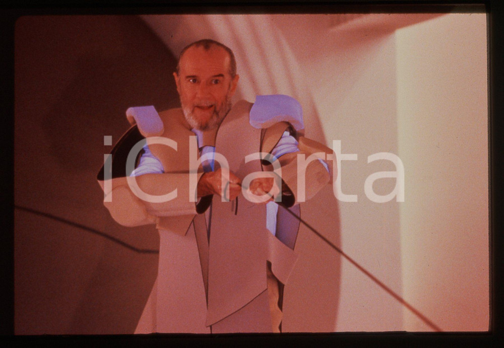 35mm vintage slide*1991 BILL & TED'S BOGUS JOURNEY - George CARLIN nel film 