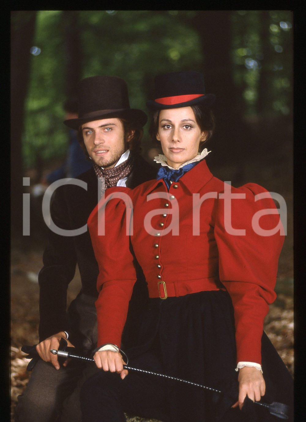 35mm vintage slide*1995 LA FAMIGLIA RICORDI - Kim Rossi STUART Anna KANAKIS 2