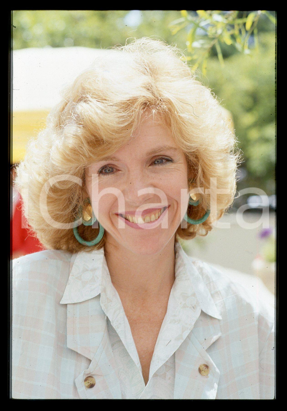 35mm vintage slide*1990ca CANNES - CINEMA Jill CLAYBURGH Ritratto dell'attrice