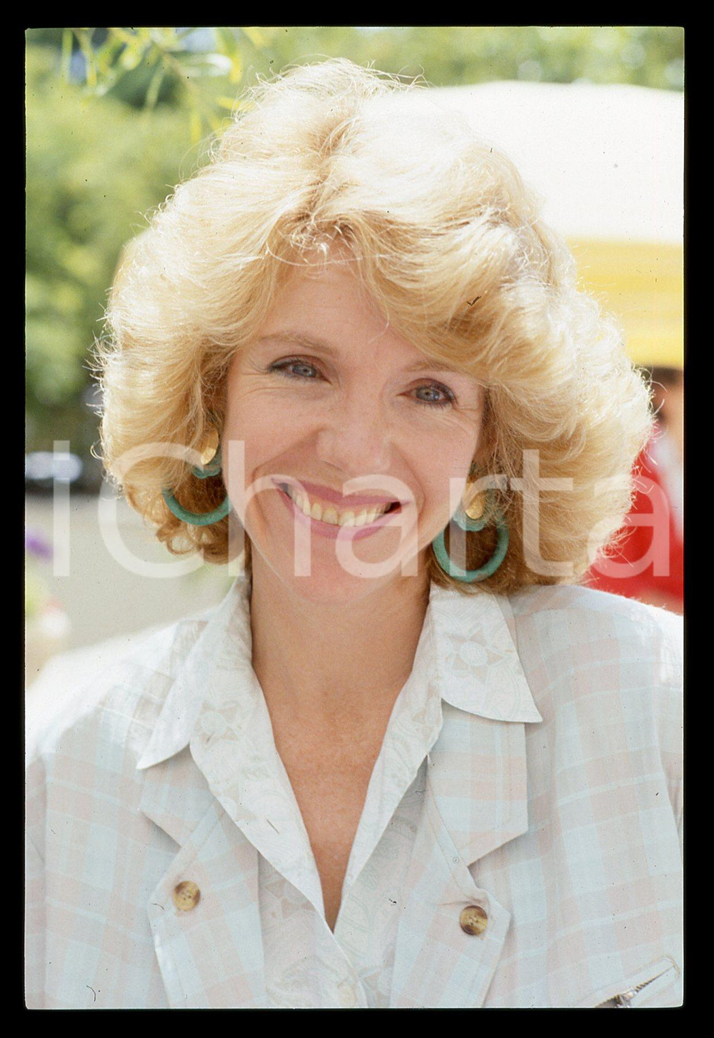 35mm vintage slide*1990ca CANNES CINEMA Jill CLAYBURGH Ritratto dell'attrice