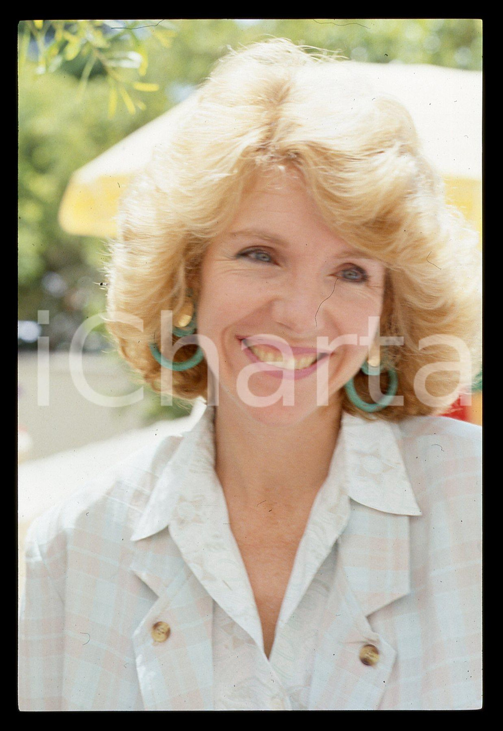 35mm vintage slide*1990ca CANNES CINEMA Jill CLAYBURGH Ritratto dell'attrice 2