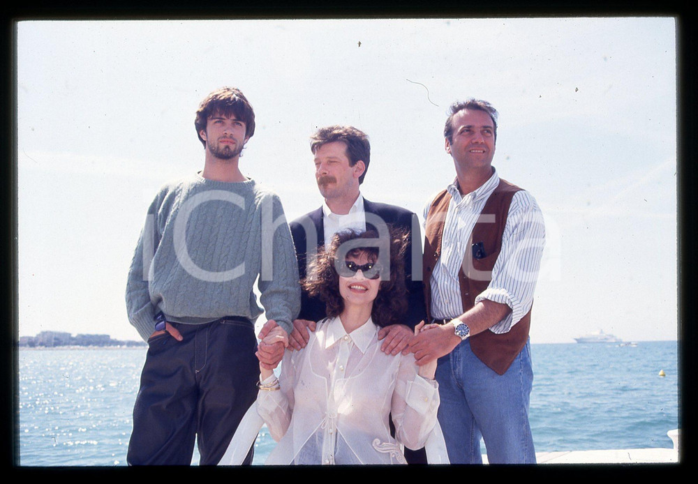 35mm vintage slide*1994 CANNES Alessandro D'ALATRI Anna GALIENA Massimo GHINI 6