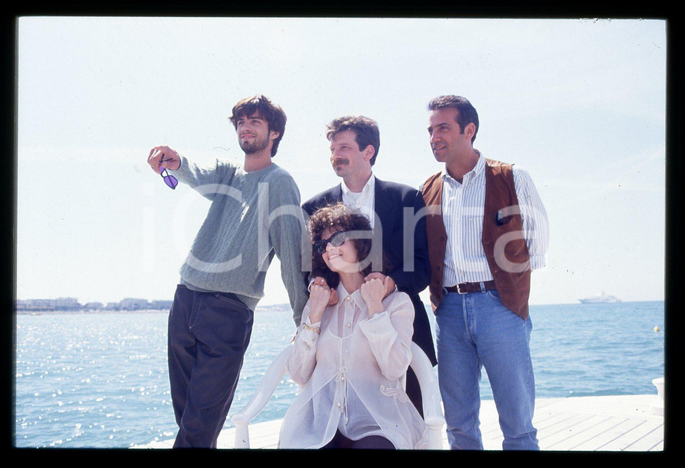 35mm vintage slide*1994 CANNES Alessandro D'ALATRI Anna GALIENA Massimo GHINI 8