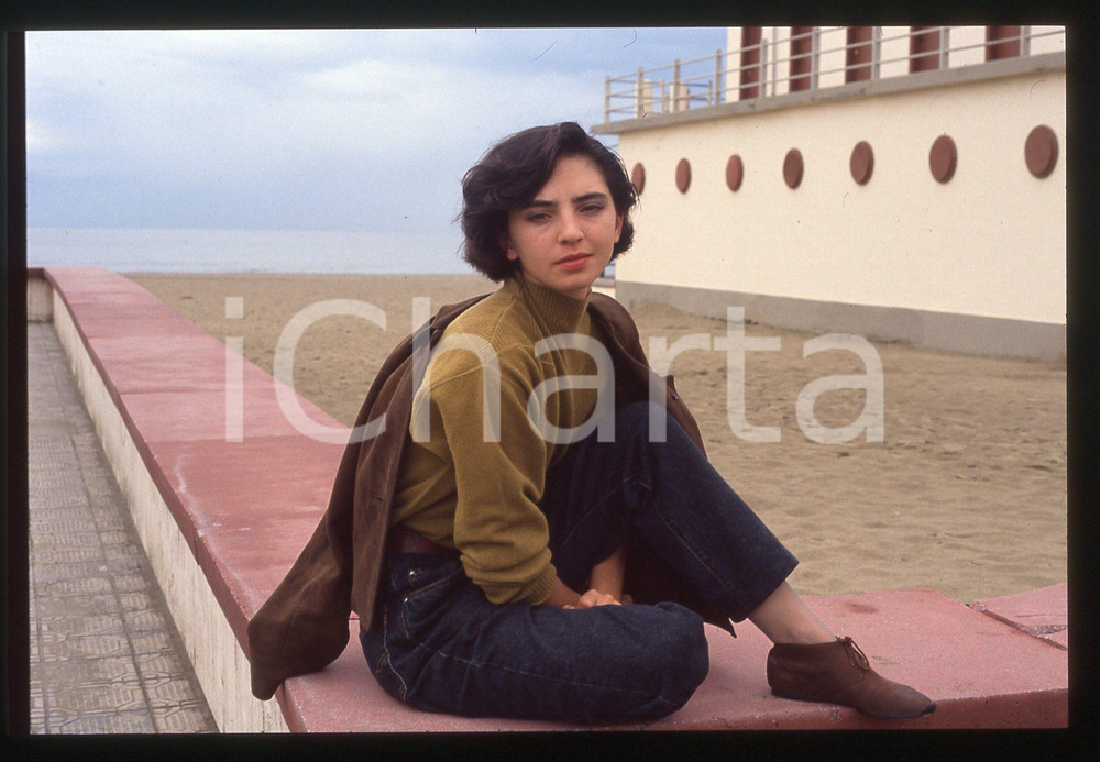 35mm vintage slide* 1995ca VENEZIA LIDO Inês de MEDEIROS Ritratto dell'attrice 4