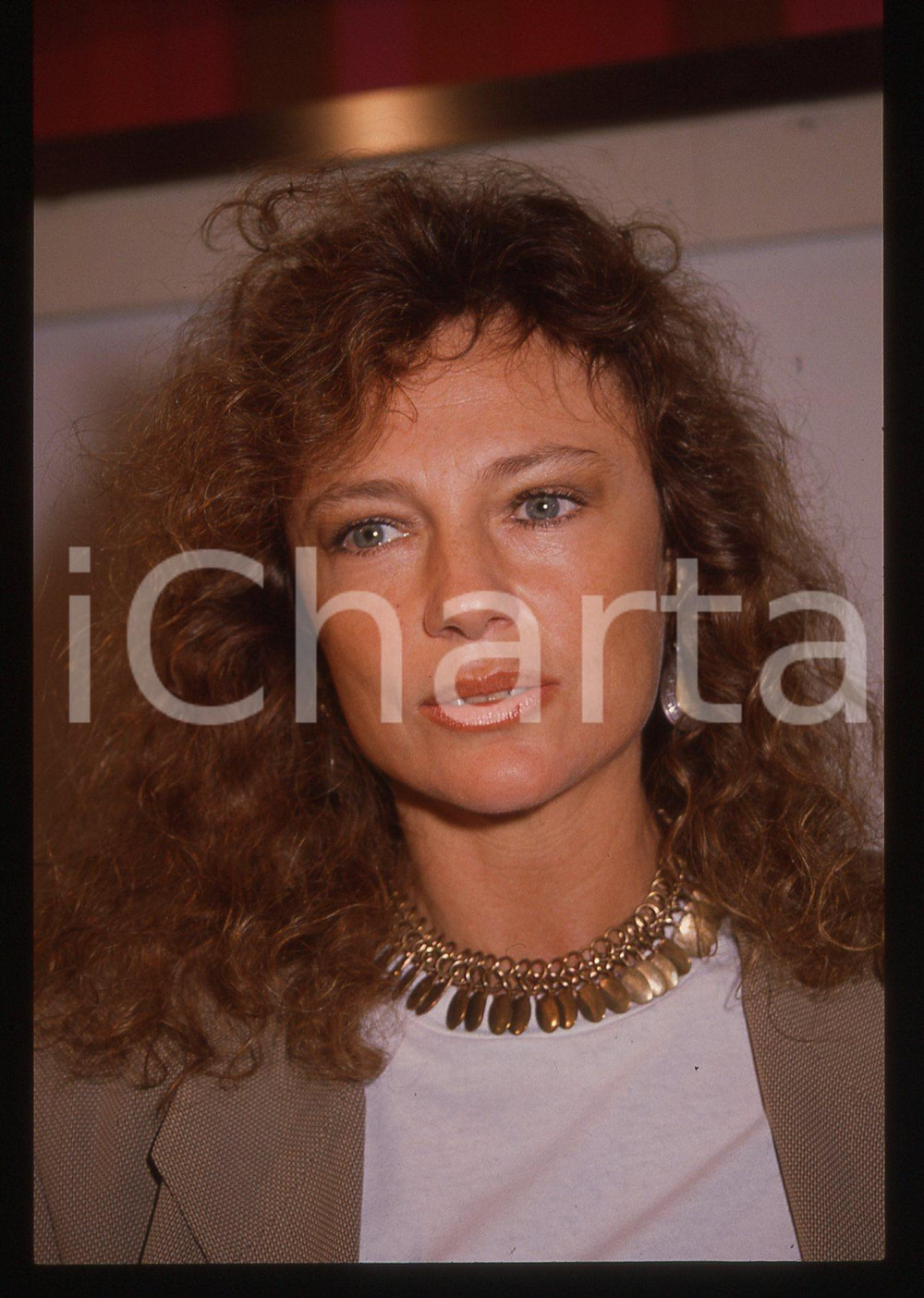 35mm vintage slide* 1995 COSTUME Jacqueline BISSET Ritratto dell'attrice (2)
