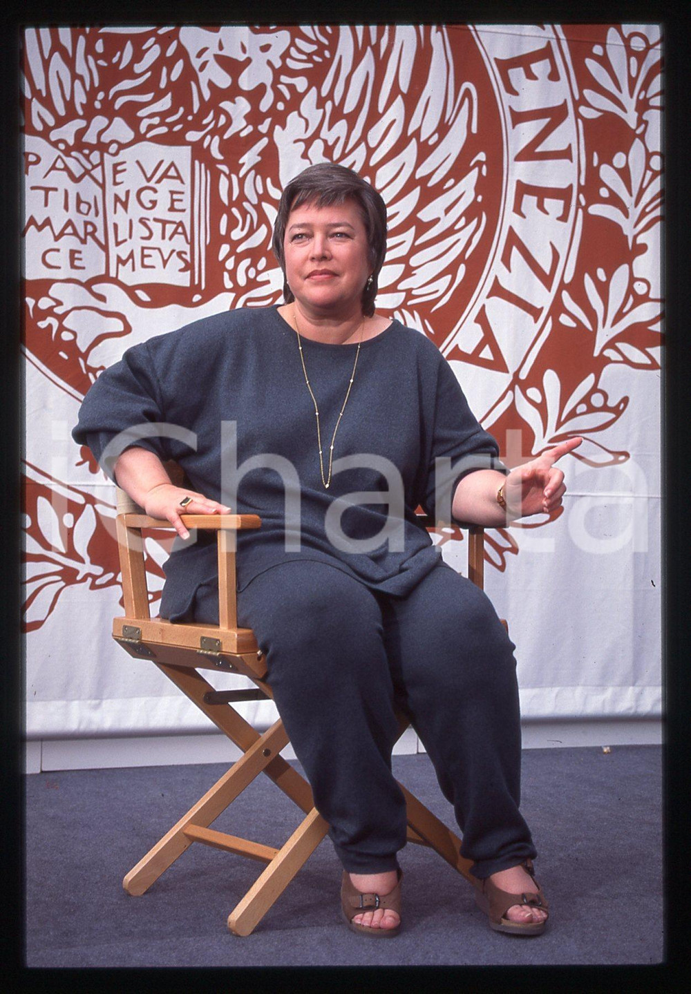 35mm vintage slide*1993 VENEZIA Kathy BATES alla Mostra del Cinema - Ritratto 6