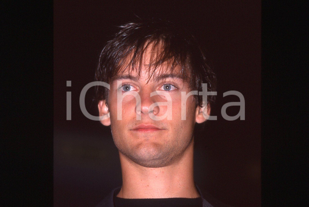 35mm vintage slide*1999 VENEZIA Tobey MAGUIRE alla Mostra del Cinema
