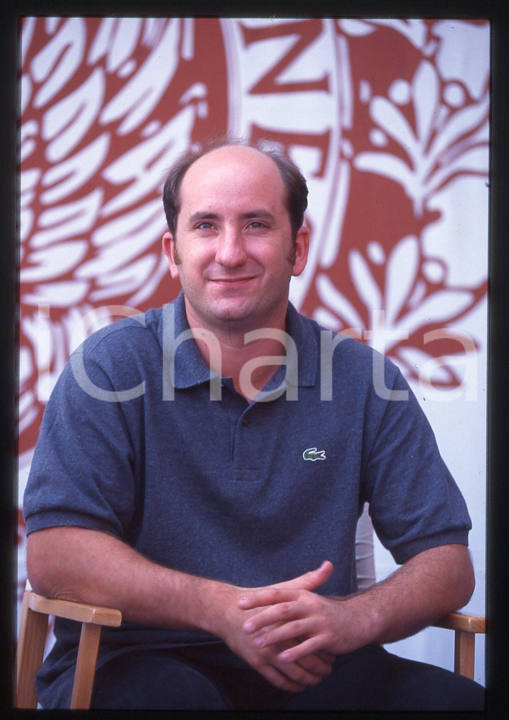 35mm vintage slide* 2000 VENEZIA Antonio ALBANESE alla Mostra del Cinema