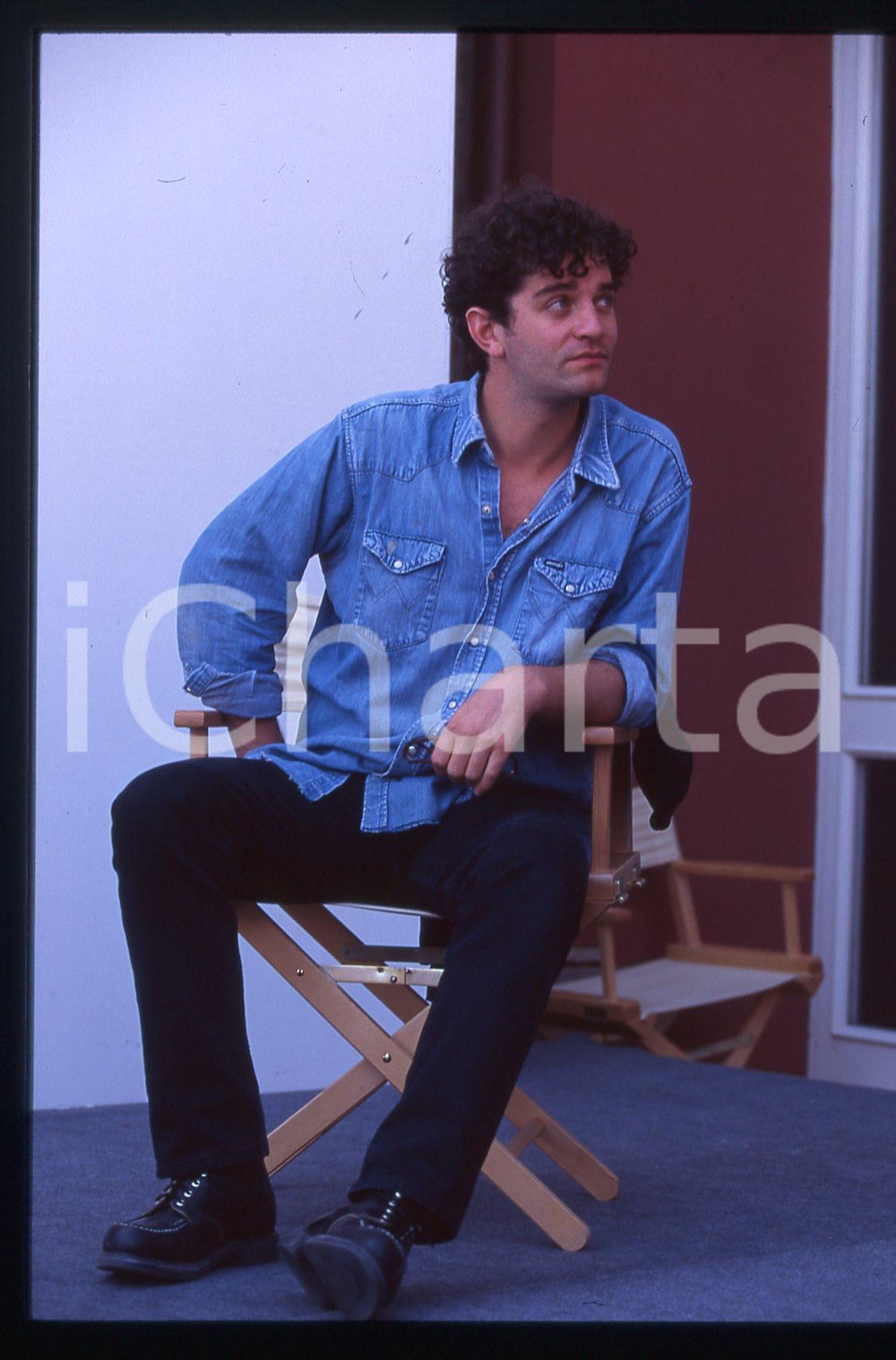 35mm vintage slide* 1995 ca CINEMA James FRAIN Ritratto dell'attore