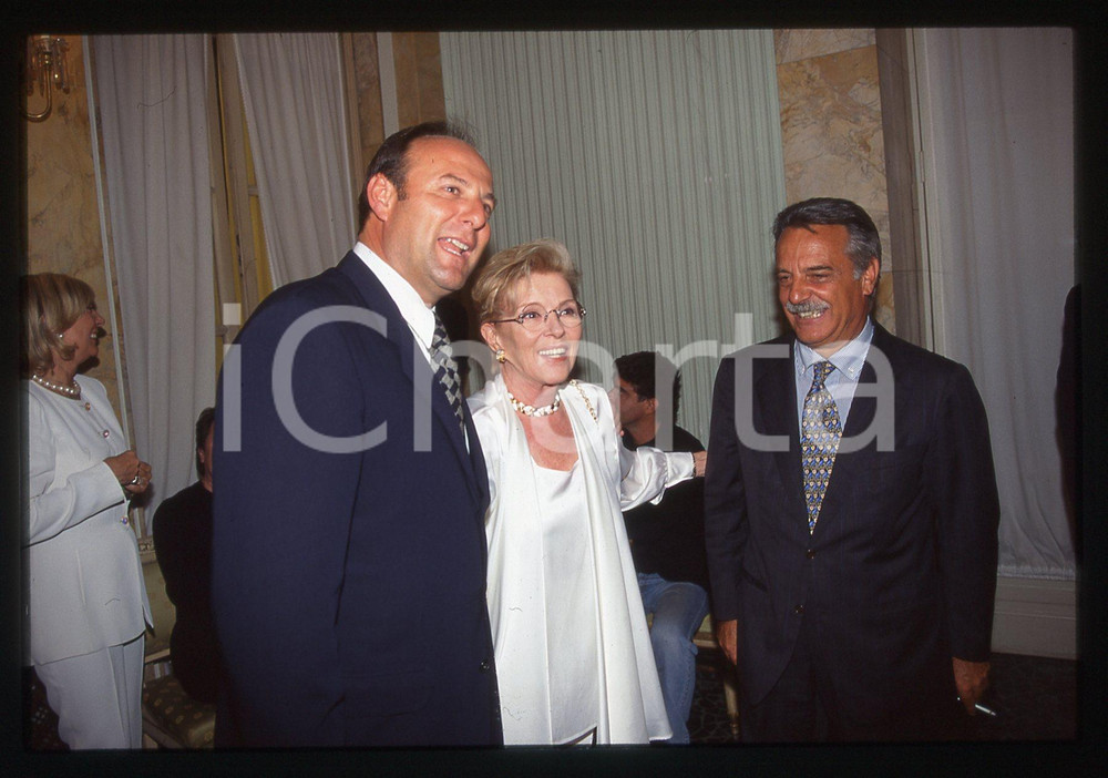 35mm vintage slide*1996 COSTUME Delia SCALA Gerry SCOTTI Giampaolo SODANO