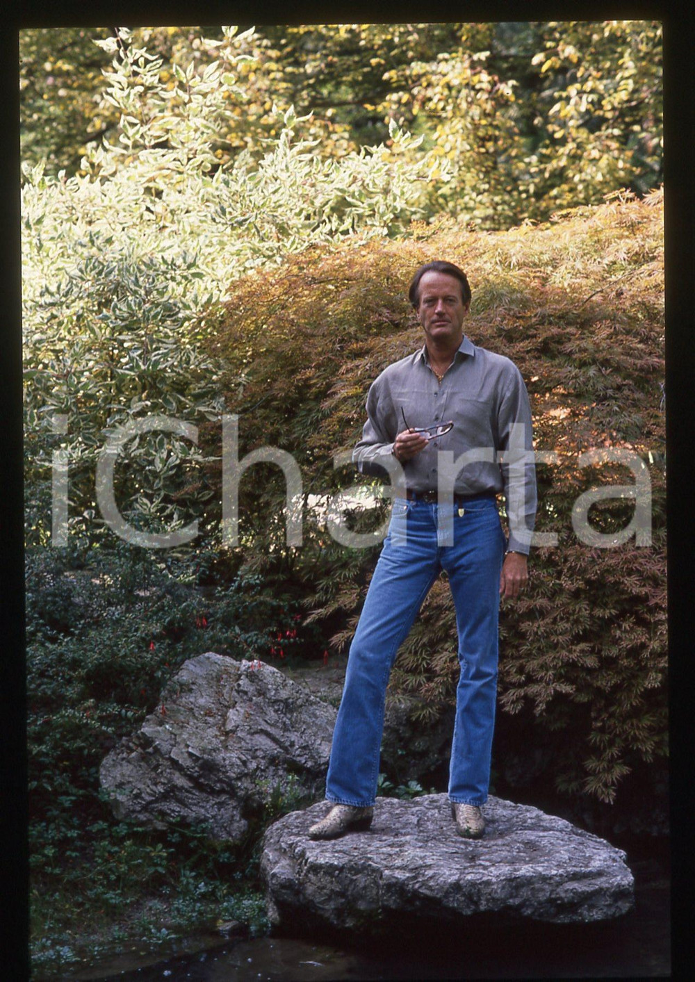 35mm vintage slide* 1990ca CINEMA Peter FONDA Ritratto dell'attore (5)
