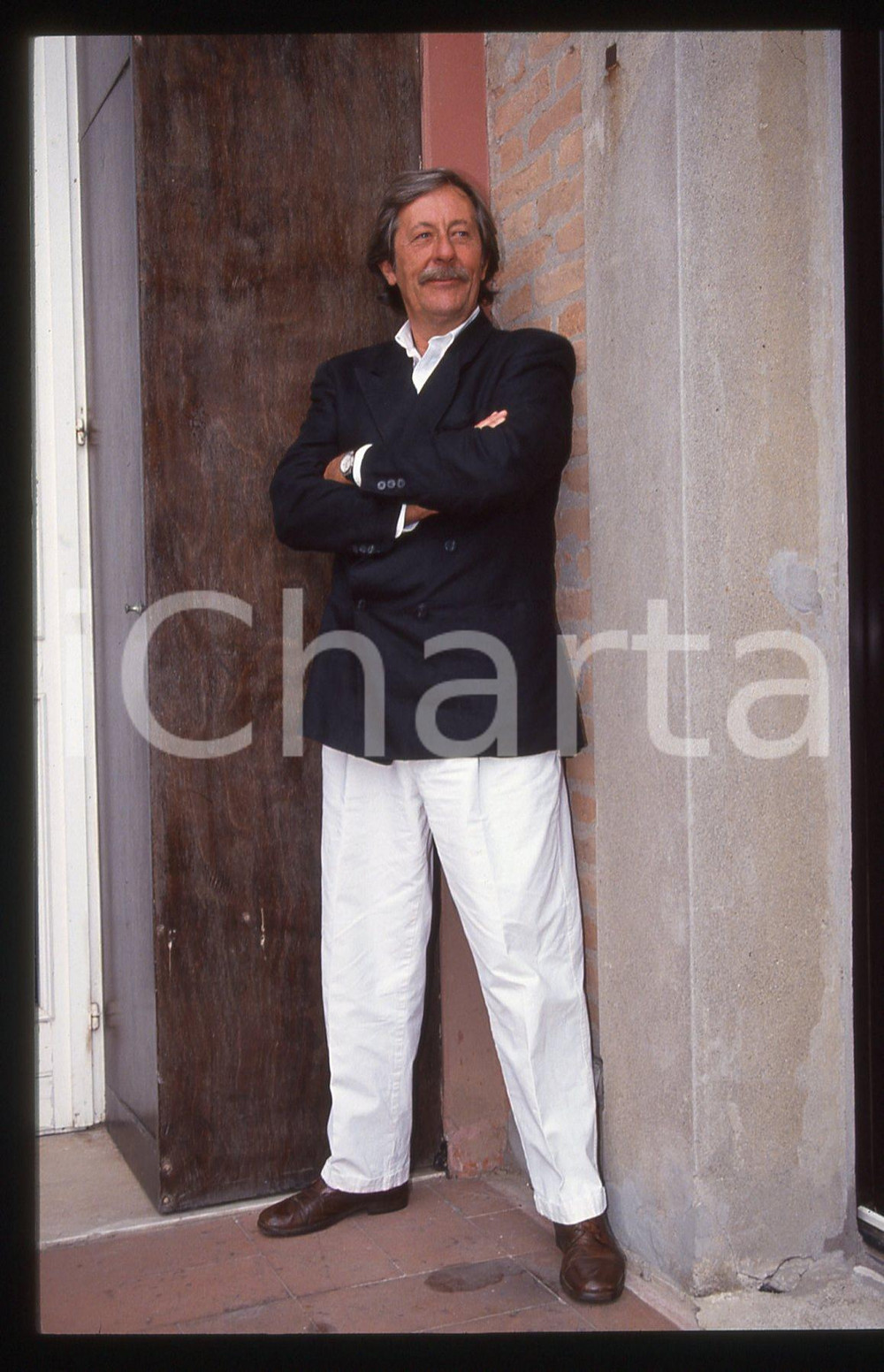 35mm vintage slide*1993 VENEZIA Jean ROCHEFORT Ritratto dell'attore (28)
