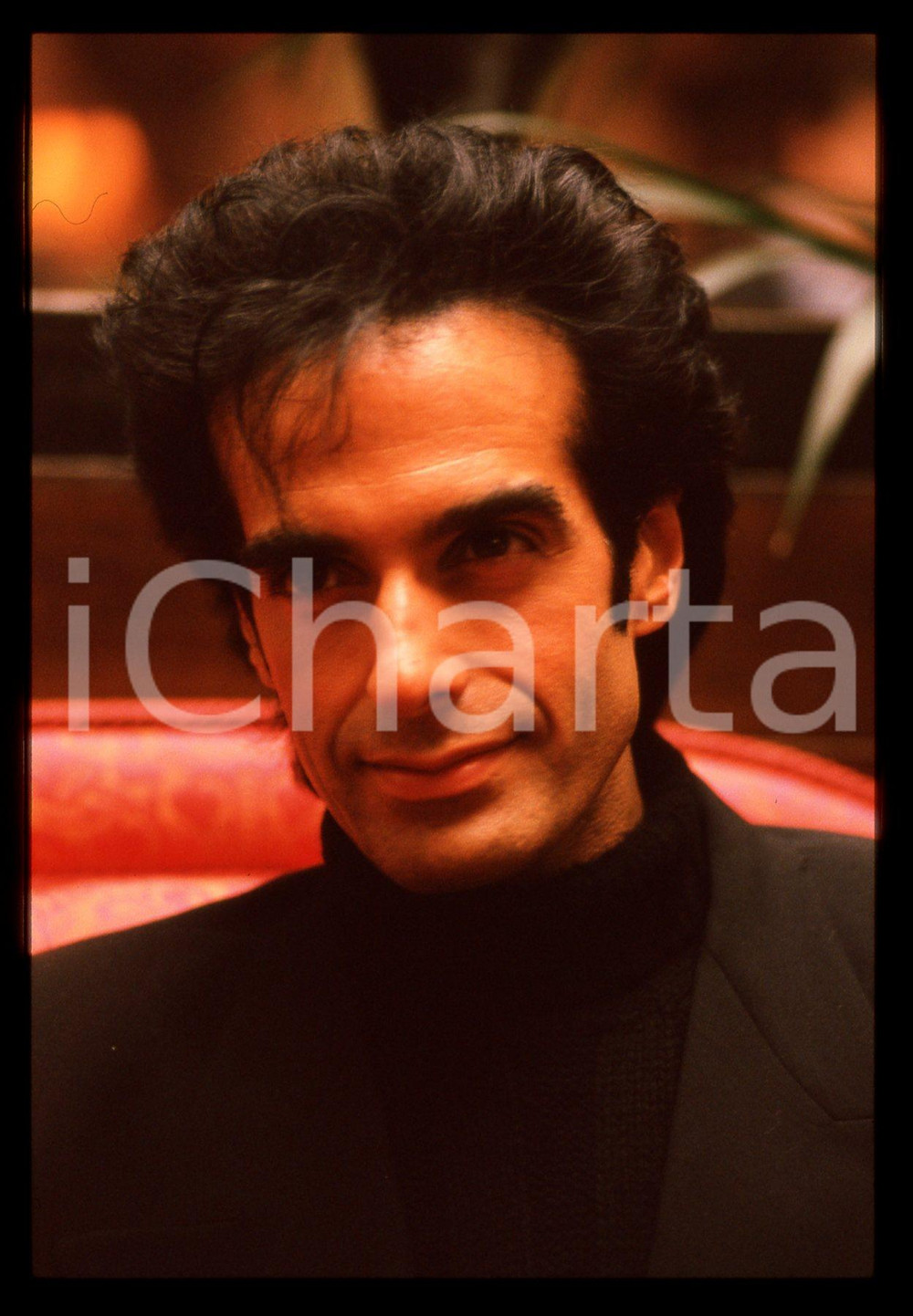 35mm vintage slide* 1995ca COSTUME David COPPERFIELD Ritratto illusionista 2
