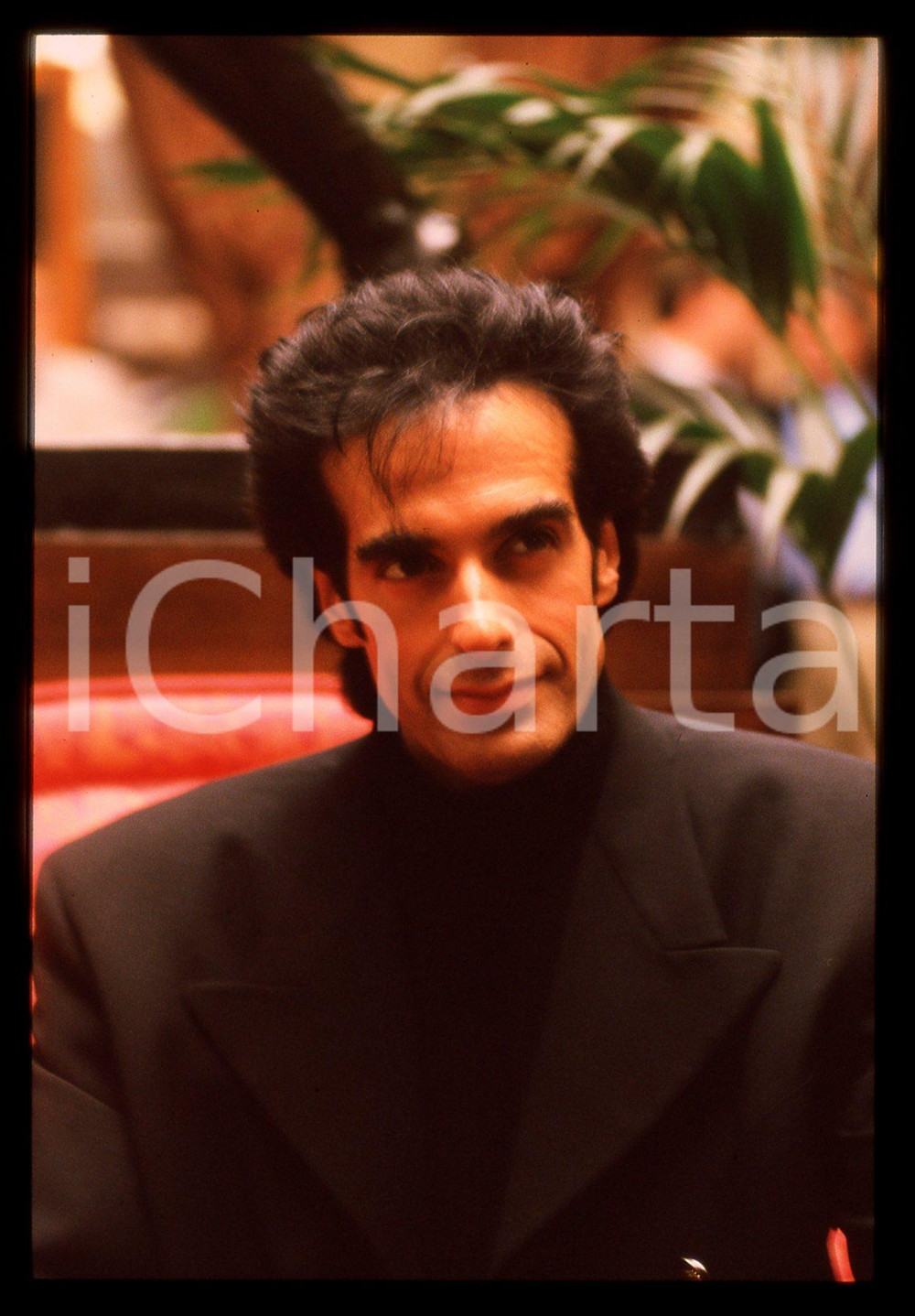 35mm vintage slide* 1995ca COSTUME David COPPERFIELD Ritratto illusionista 4