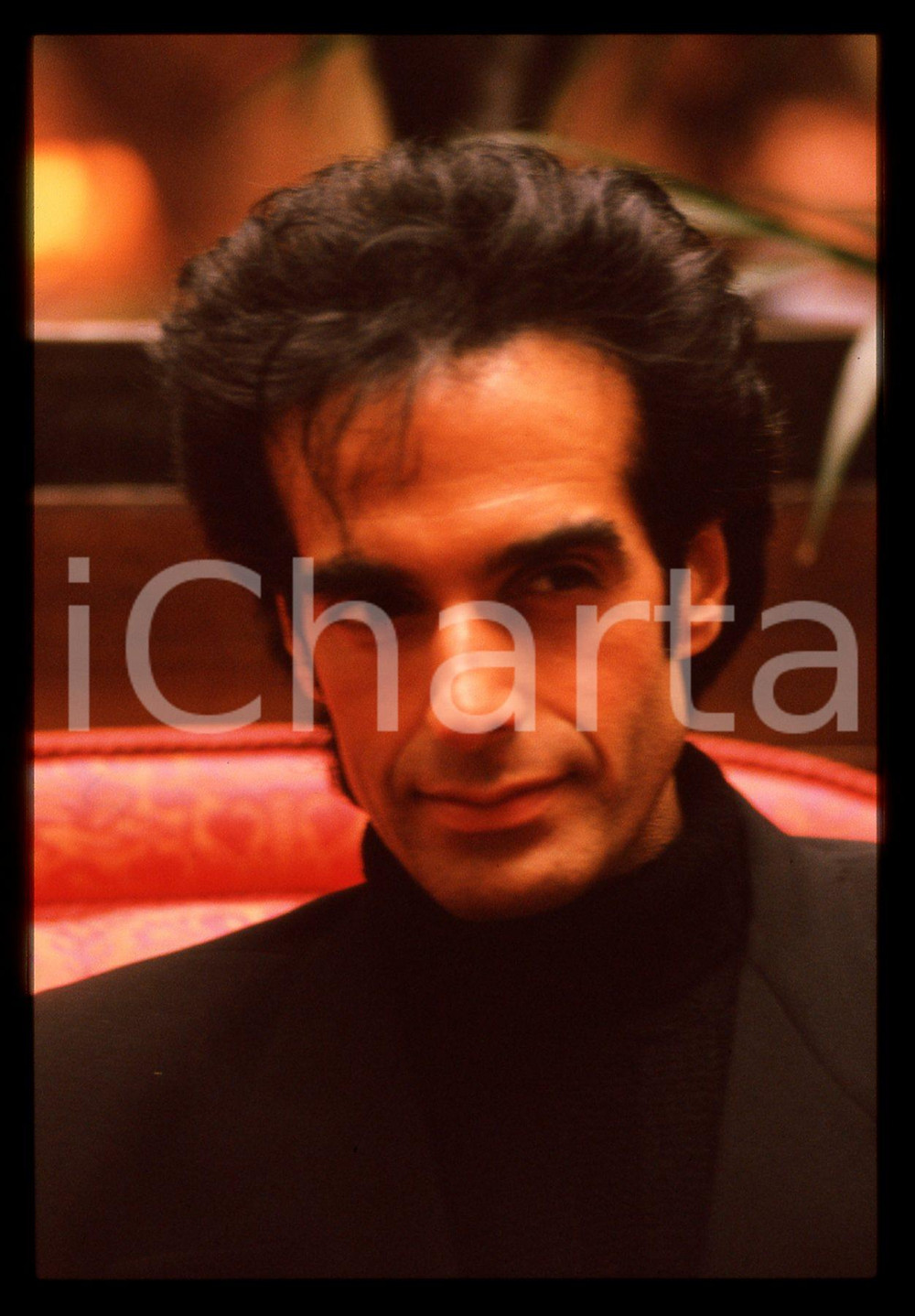 35mm vintage slide* 1995ca COSTUME David COPPERFIELD Ritratto illusionista 5