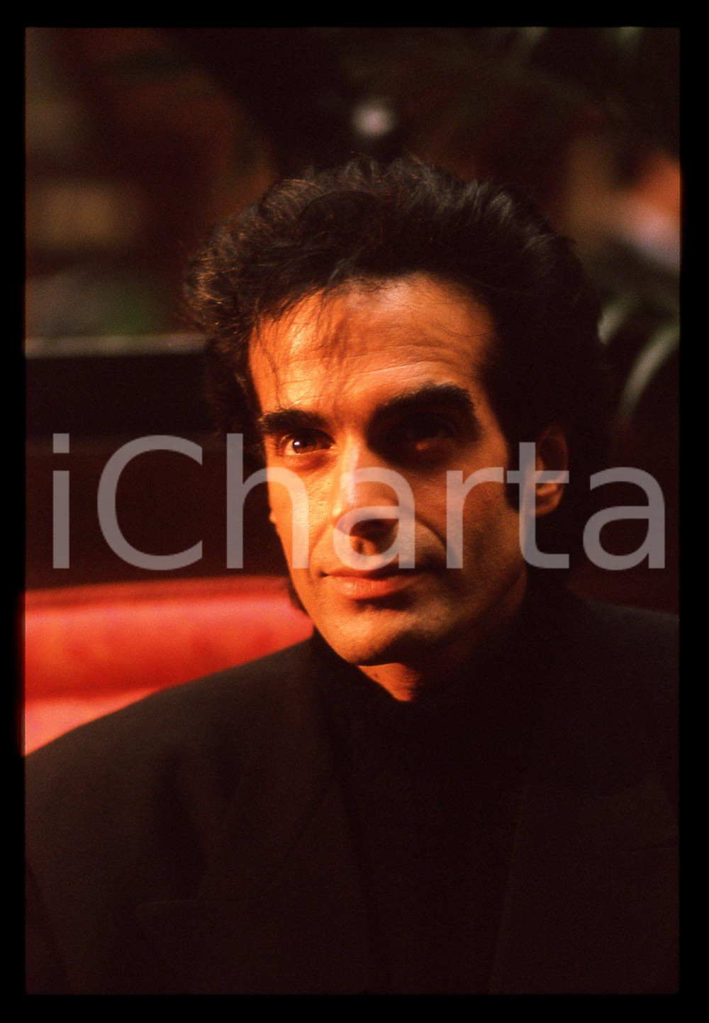 35mm vintage slide* 1995ca COSTUME David COPPERFIELD Ritratto illusionista 13