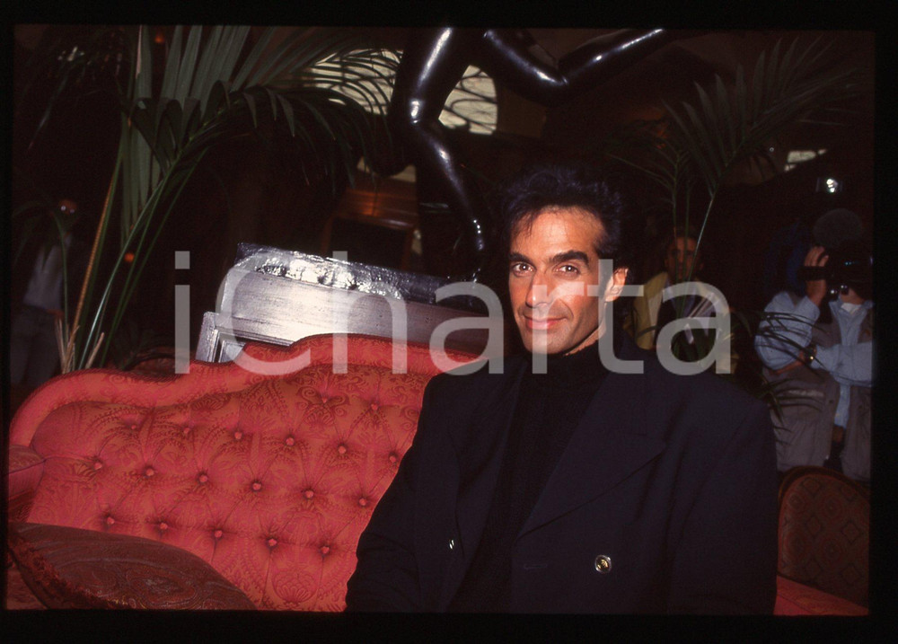 35mm vintage slide* 1995ca COSTUME David COPPERFIELD Ritratto illusionista 14