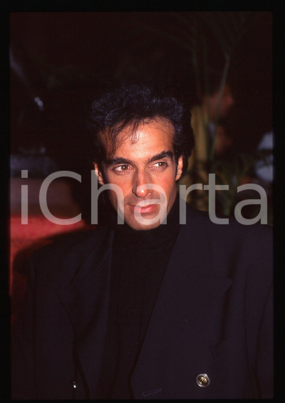 35mm vintage slide* 1995ca COSTUME David COPPERFIELD Ritratto illusionista 21