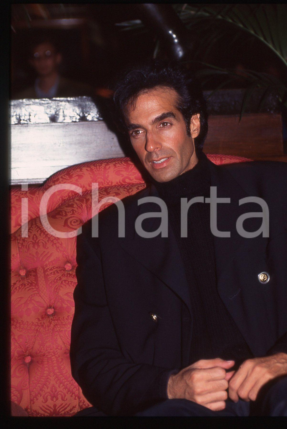 35mm vintage slide* 1995ca COSTUME David COPPERFIELD Ritratto illusionista 23