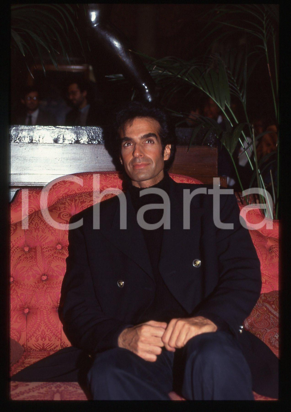35mm vintage slide* 1995ca COSTUME David COPPERFIELD Ritratto illusionista 32