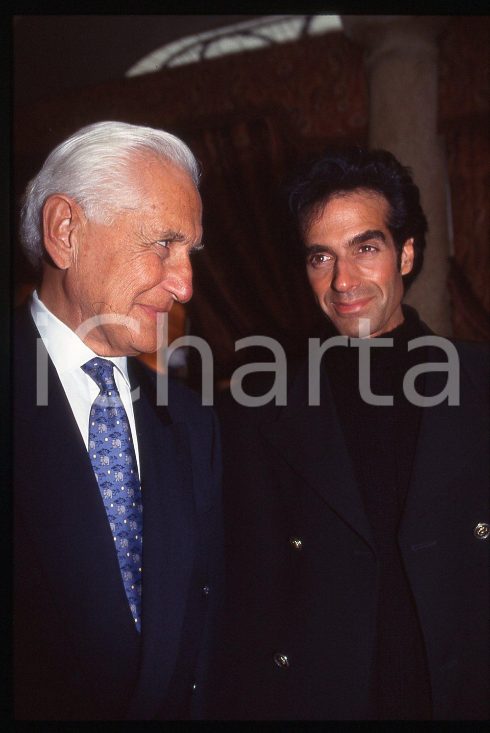 35mm vintage slide* 1995ca COSTUME David COPPERFIELD Hyman KOTKIN Ritratto 9