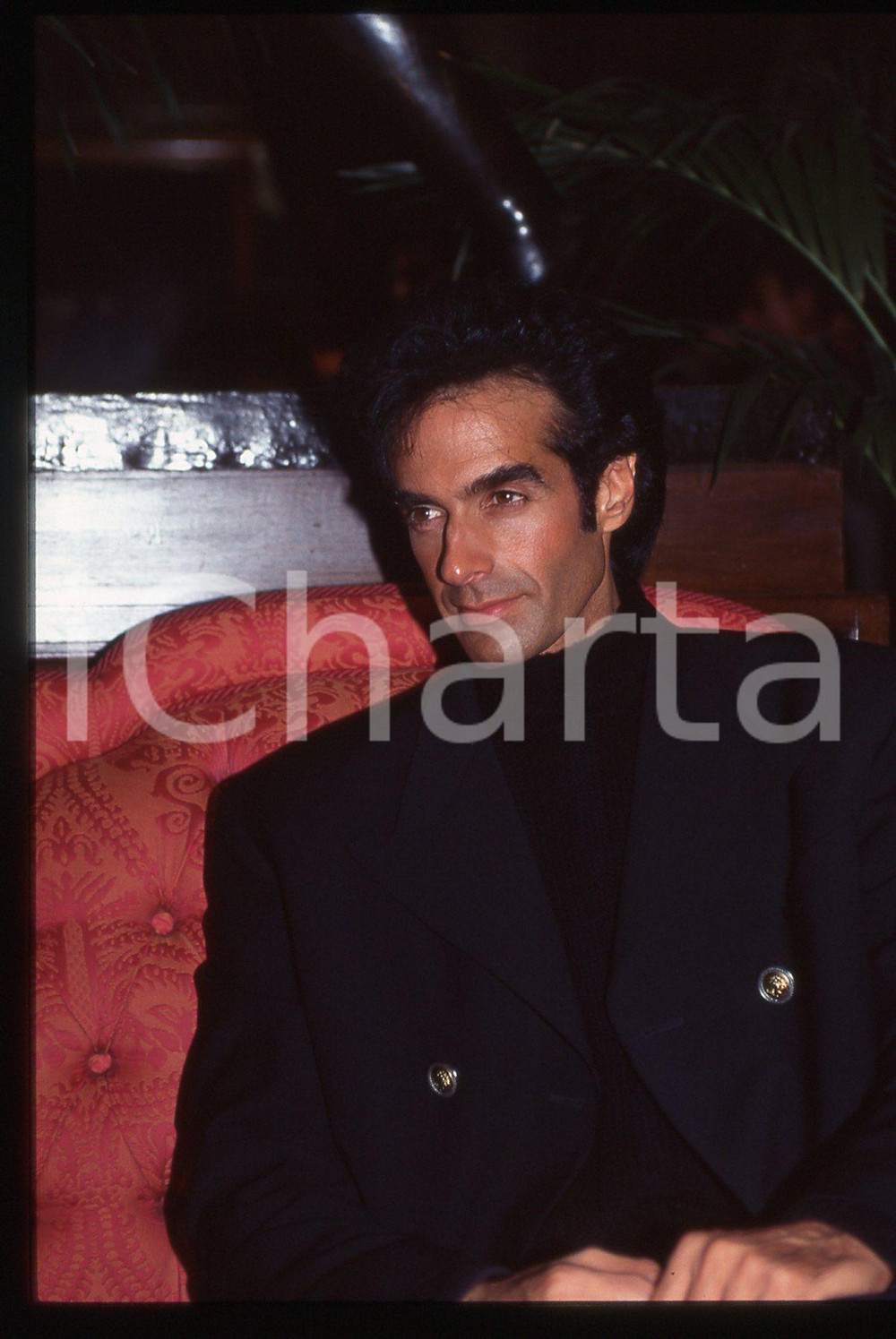 35mm vintage slide* 1995ca COSTUME David COPPERFIELD Ritratto illusionista 33