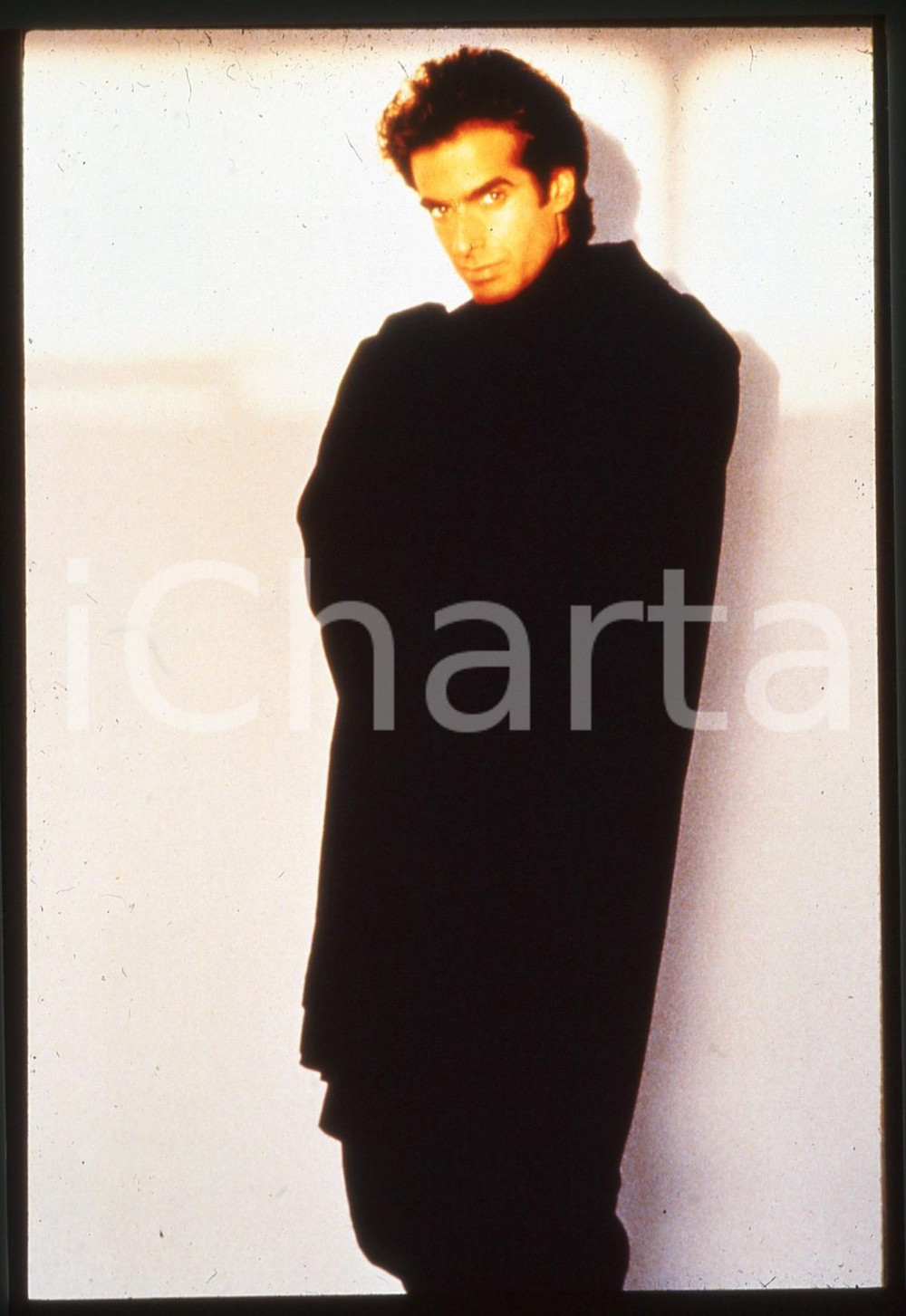 35mm vintage slide*1985ca - COSTUME - David COPPERFIELD ritratto illusionista 1