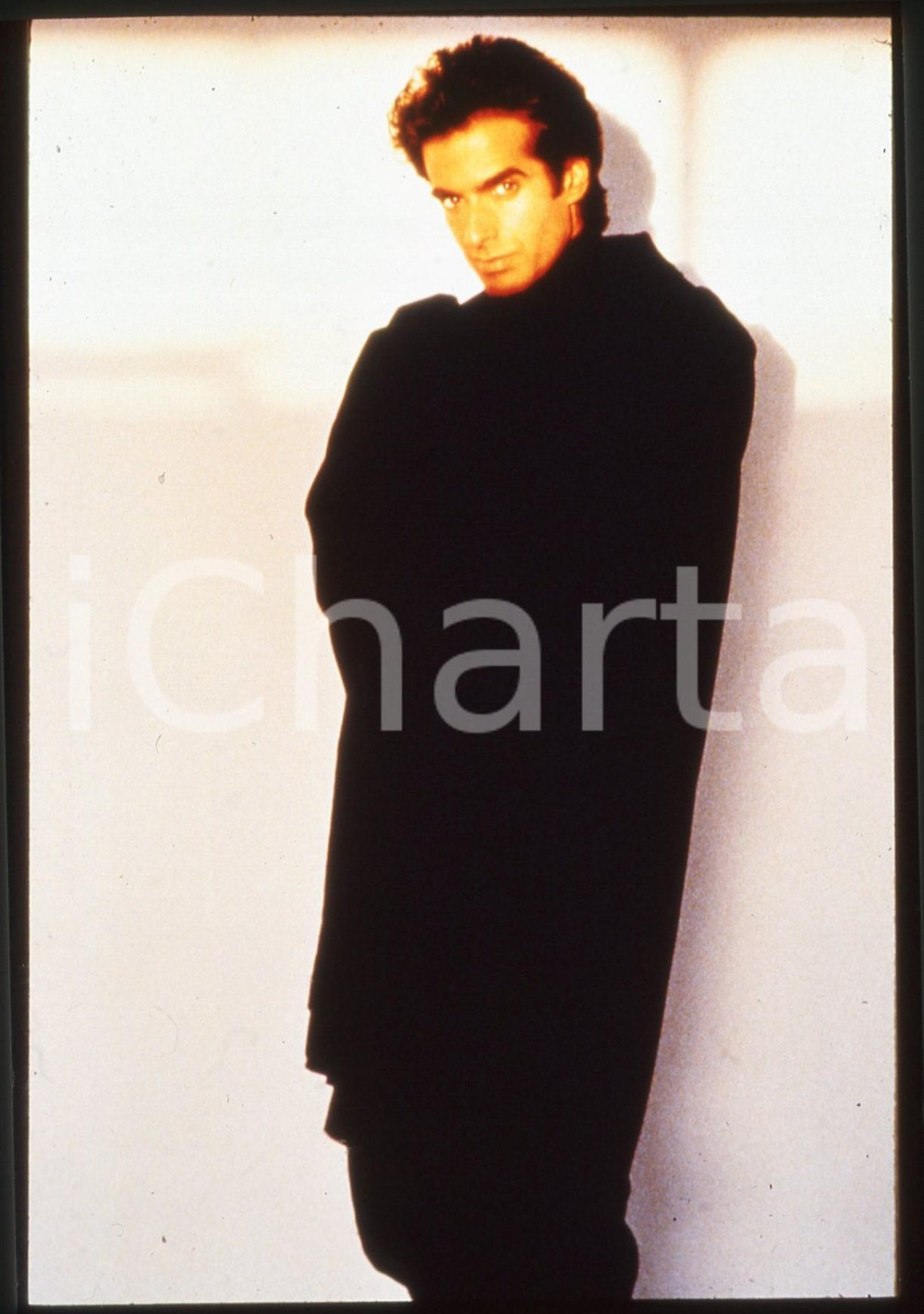 35mm vintage slide*1985ca - COSTUME - David COPPERFIELD ritratto illusionista 2