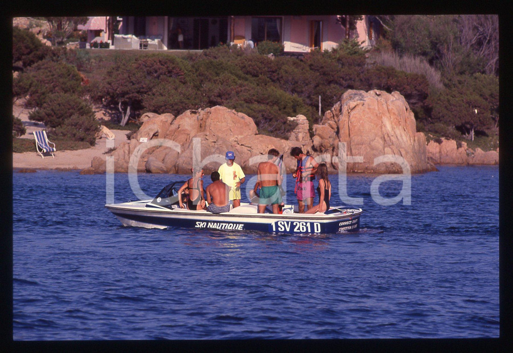 35mm vintage slide*1992 LISCIA DI VACCA - Todd McKEE a bordo di Ski Nautique